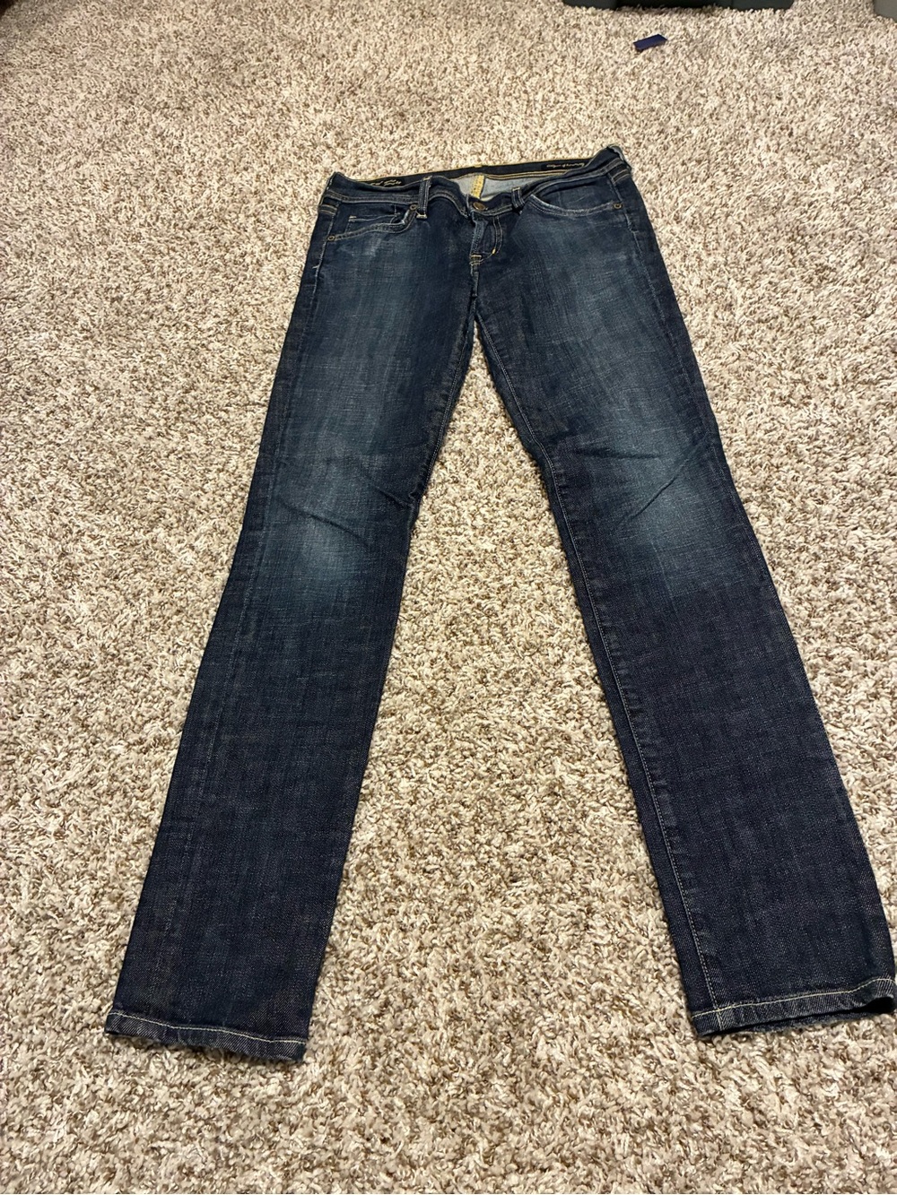 Citizens Of Humanity Dark Blue Straight Leg Jeans